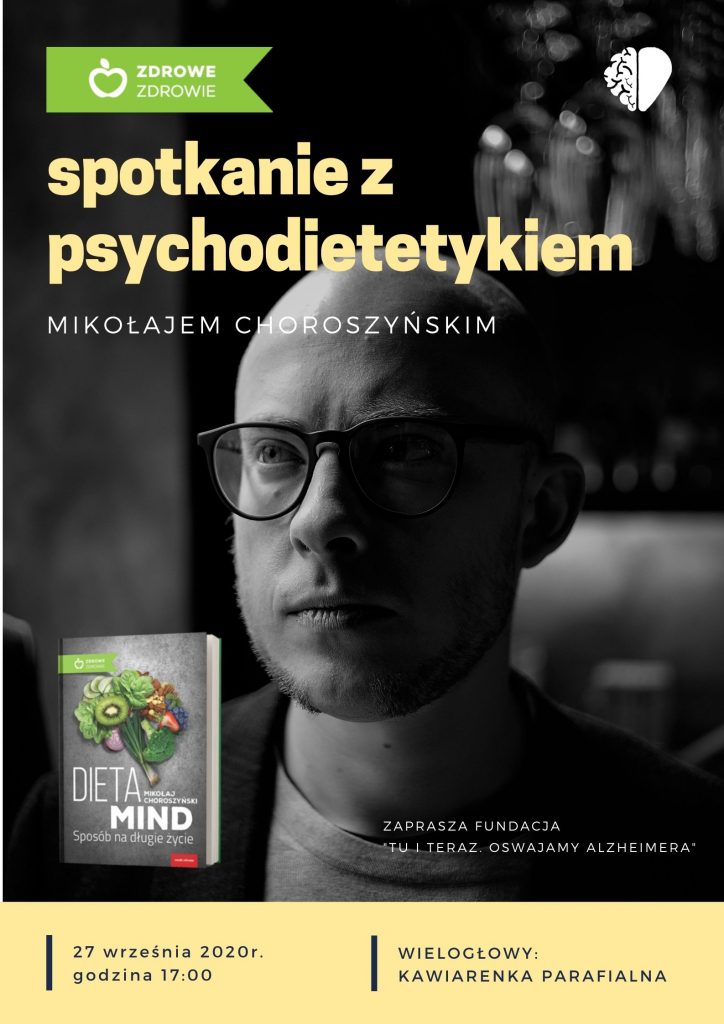Plakat dotyczący spotkania z psychodietetykiem